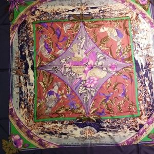 Hermes Tropiques vintage scarf